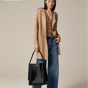 J. Crew sweater blazer duster